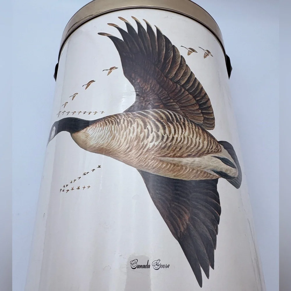 Vintage George’s Briard Canada Goose Ice Bucket for a MCM Bar Cart